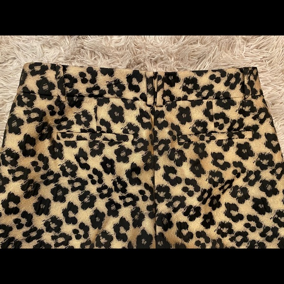 Ann Taylor flower leopard pants - Picture 9 of 13